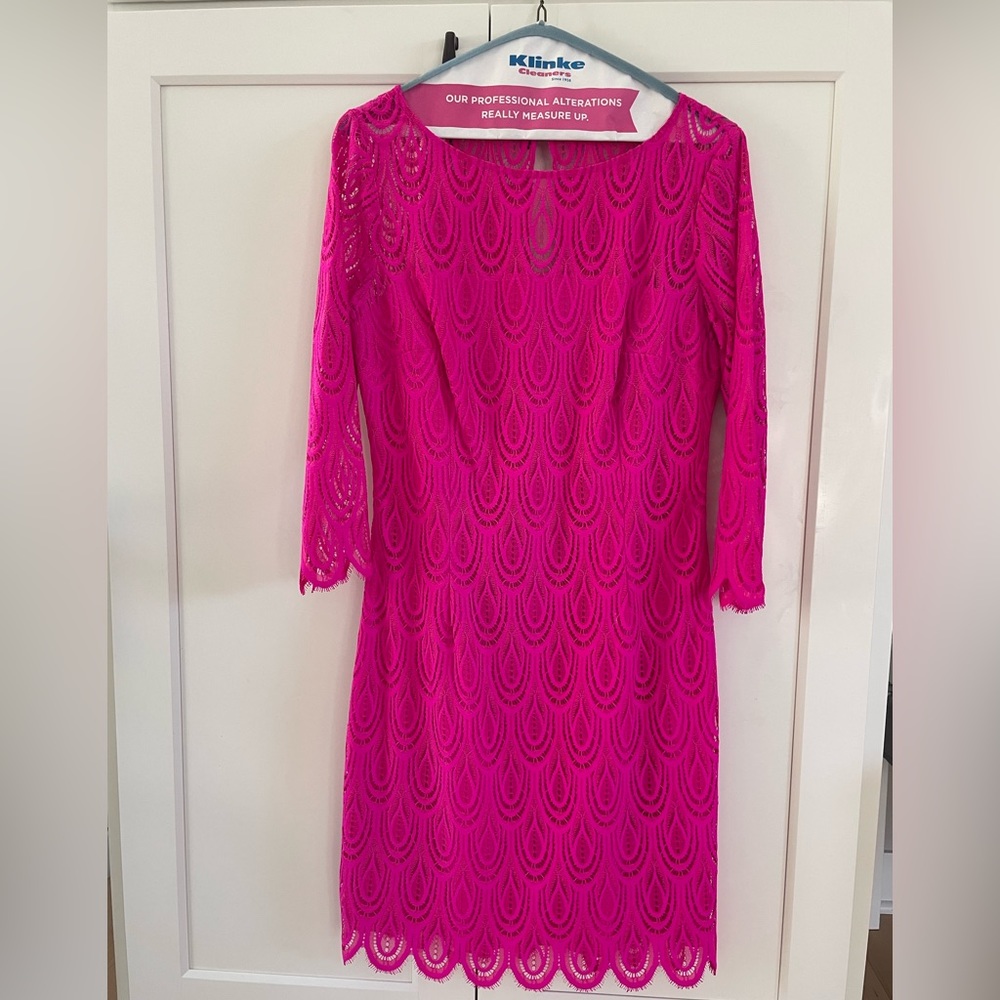 Lilly Pulitzer Bright Pink Dress - size 8